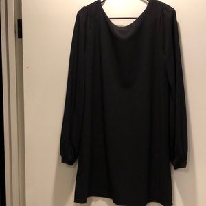 Black long sleeve dress